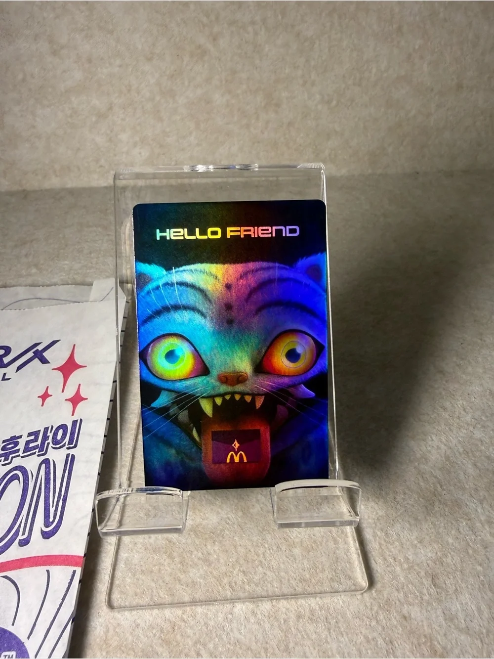 McDonalds 2026 Kpop Demon Hunters Huntrix Trio Rare Holographic & Seasoning
